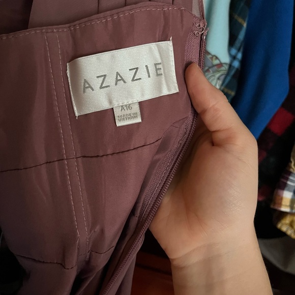 Elegant Amethyst Bridesmaid Dress - Picture 3 of 3